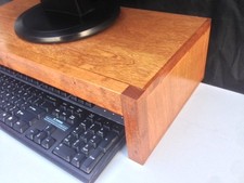 Computer Monitor/TV Riser Stand in Birch Wood 