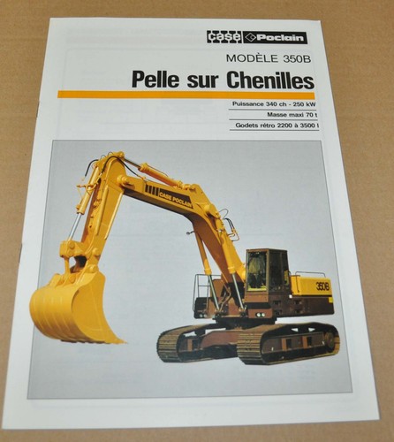 Poclain case 350b - 350b, excavator