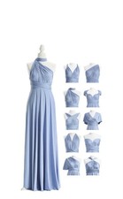 light blue multi way dress