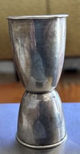 Vintage Gorham 339 Sterling Silver Double Jigger Shot Cup Cocktail Bar Tool 3.5”