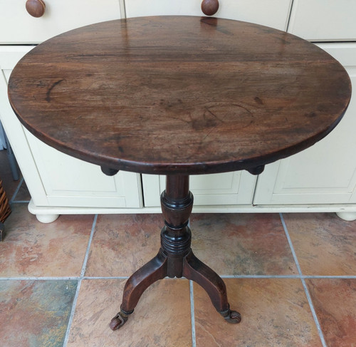 Antique mahogany tilt top - antique, tilt-top