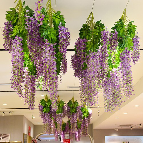 12x artificial silk - artificial, wisteria