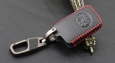 Leather Car Key Cover Case For
