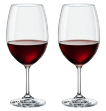 2x Large 540ml red white wine