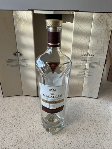 Empty bottle and box - empty,