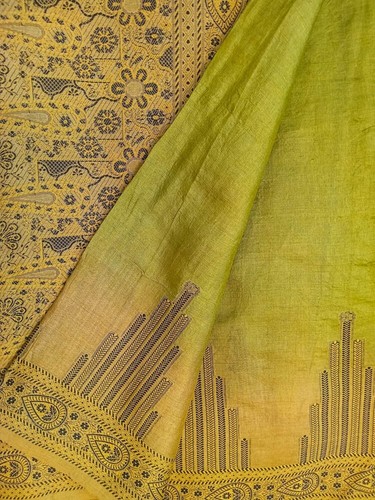 Pure silk saree tussar - pure,