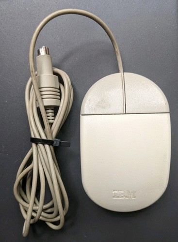 Vintage ibm mouse model - vintage, ps/2