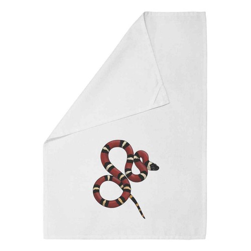 Milk snake cotton tea towel - 'milk,