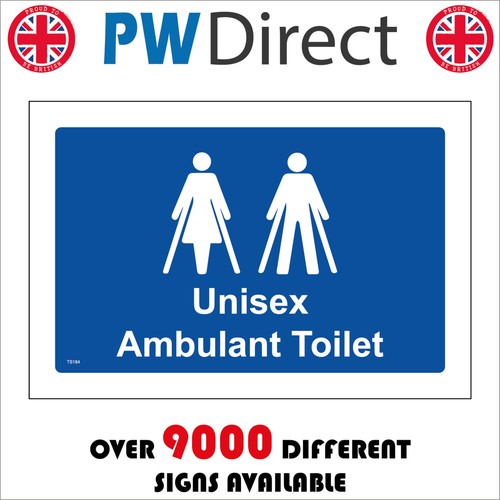 Sign unisex ambulant toilet - unisex,