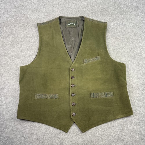 Orvis waistcoat mens green - orvis,