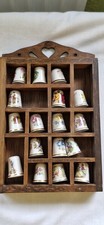 17 Vintage Porcelain Thimbles
