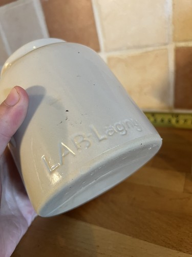 Vintage stoneware utensil jar - stoneware,