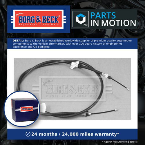Handbrake cable rear right - handbrake,