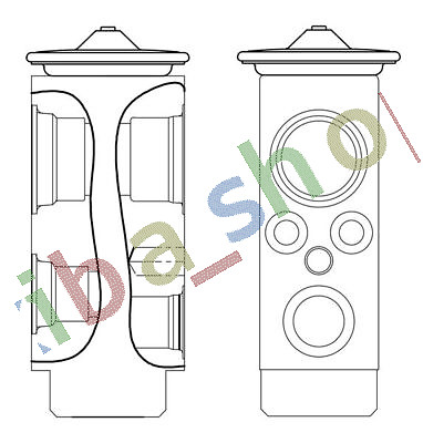 Air conditioning valve fits - air,