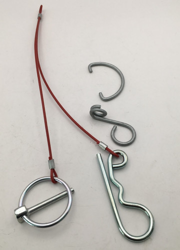 Lanyard clip linch pin and - clip,