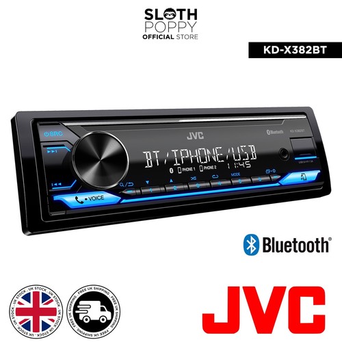 Jvc x382bt 1din - jvc, digital