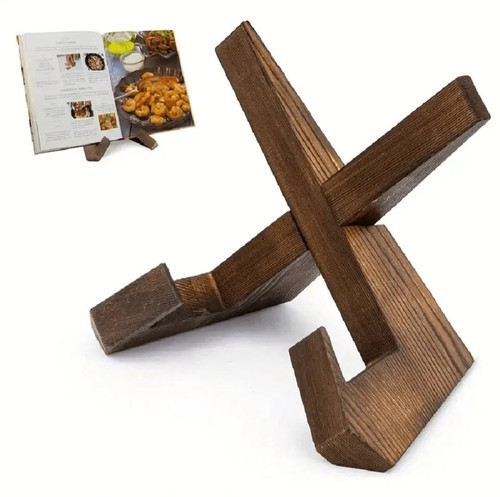 Wooden book stand - wooden,