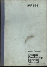 MASSEY FERGUSON TRACTOR MF595 & MF595 MKII WORKSHOP SERVICE MANUAL - MF 595