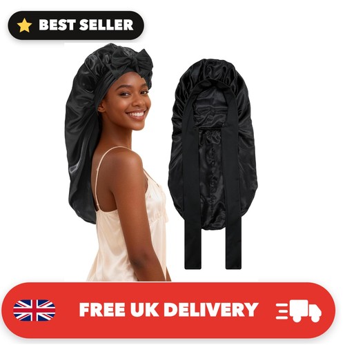 Long satin bonnet - satin,