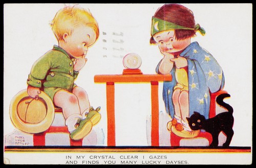 Mabel lucie attwell postcard - mabel,