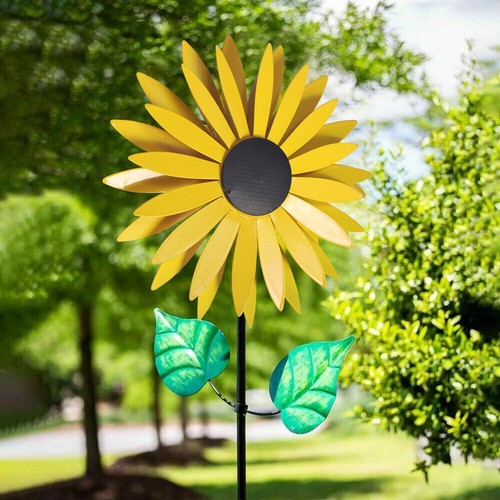 Metal sunflower wind - 3d,