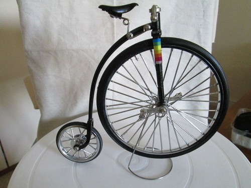 Model penny farthing bicycle - model,