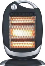 Halogen Heater 3 Bar Electric Heater Adjustable 400w, 800w, 1200w Heat Setting