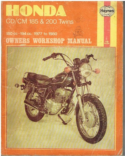 Honda cd185t cm185t - honda, cd200t