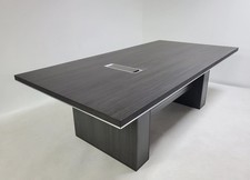 Grey oak executive - oak, dining