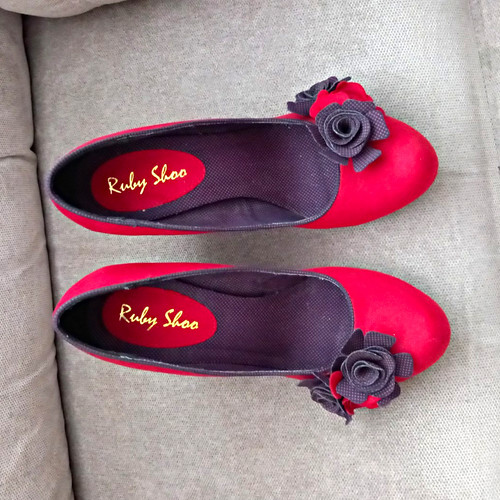 Ruby shoo red court heels - court, 4