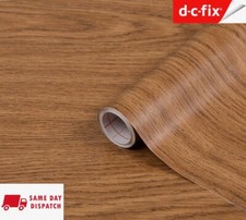 D C FIX MEDIUM OAK SELF ADHESIVE VINYL WRAP FILM KITCHEN WORKTOPS