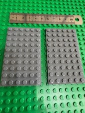 Lego Large 2 X BASEPLATE Dark