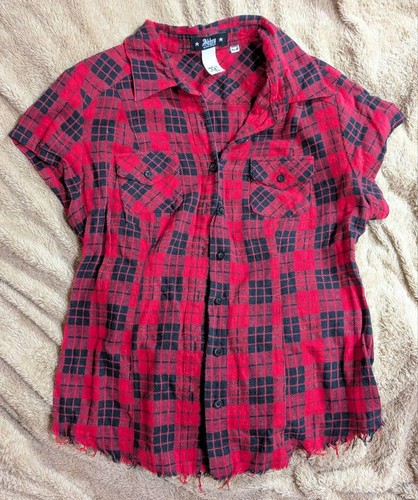 Abbey dawn red check tops - dawn,