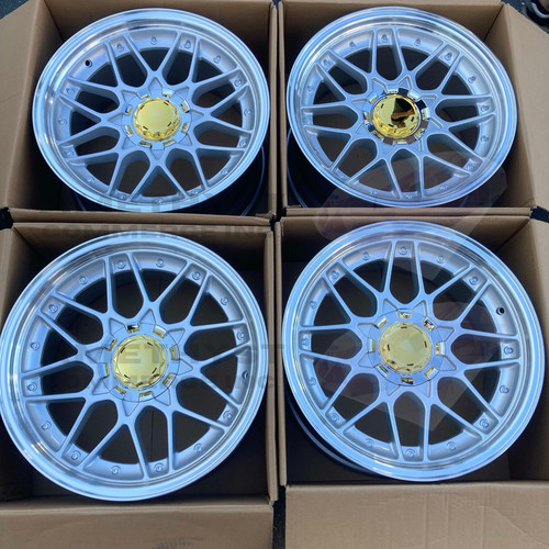 New rs2 bbs style rims - new, 18"