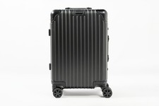 Aluminium Suitcase 20" Cabin Carry on Premium Spinner Case - Black