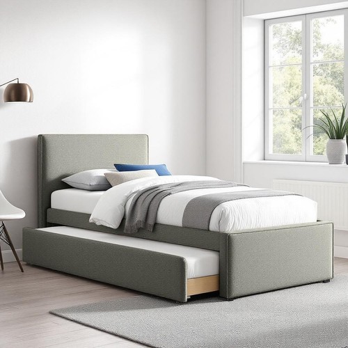 Trundle bed plush - bed, velvet