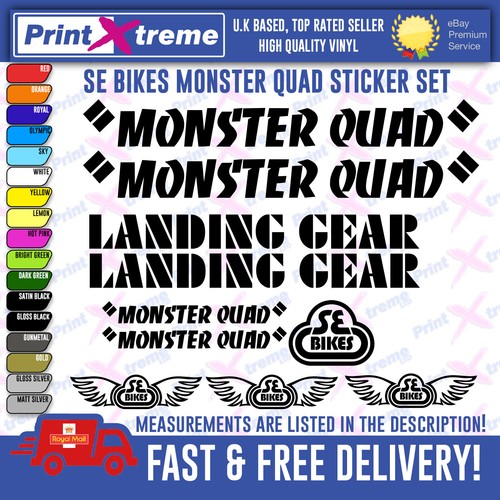 Monster quad bmx - quad, decals