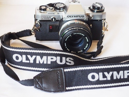 Olympus vintage camera strap - vintage,