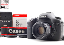 [MINT] Tested Canon EOS 7D 18.0MP Digital SLR Camera Body 50mm F1.8 Lens JAPAN