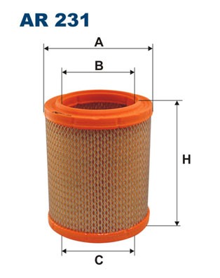 231 filtron air filter - filter, for