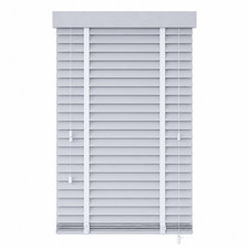 Grey venetian window blinds - grey,
