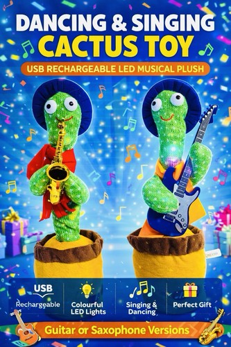 Funny dancing cactus - funny, toy
