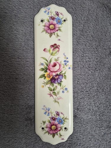 Vintage finger plate floral - finger,