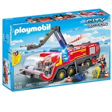 Playmobil City Action Airport Fire Engine with Lights and Sound 5337 Toy Truck
