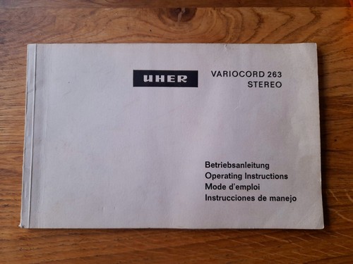 Uher variocord 263 stereo - 263,