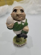 Ireland Rugby Grogg John Hughes Green White Tradition Retro Rare Great Condition