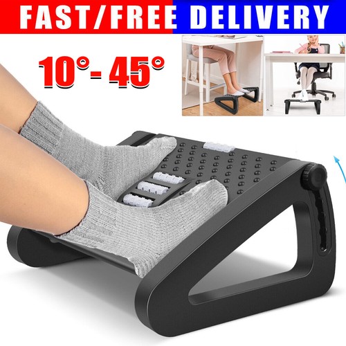 Adjustable desk footrest under - adjustable,