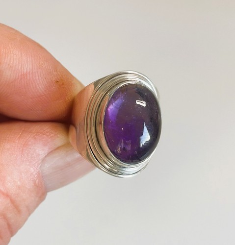 Polished vtg large - , cabochon