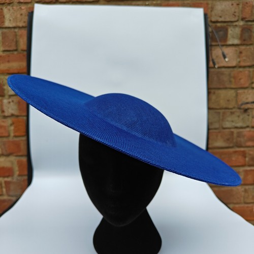 Royal blue large wide brim - royal, diy