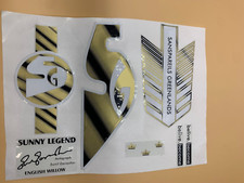 Cricket bat sticker 3d